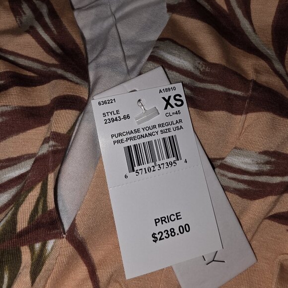 Rachel Pally Palm Print Caftan Maxi Dress XS NWT Modal Maternity Resort - Picture 14 of 16